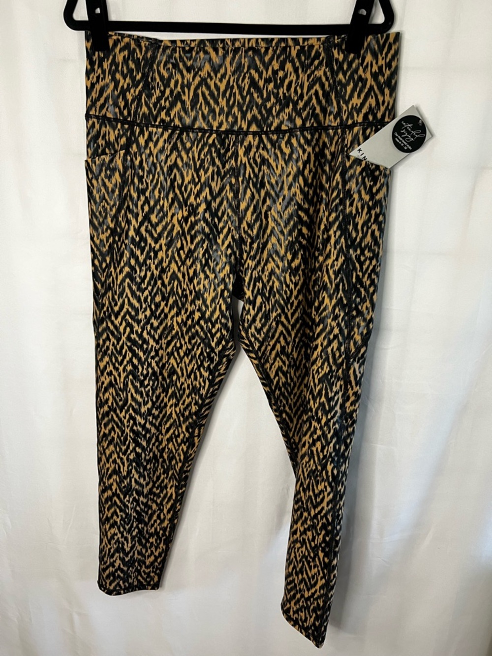 Kinesis Women’s Tan & Black Printed Track Pants